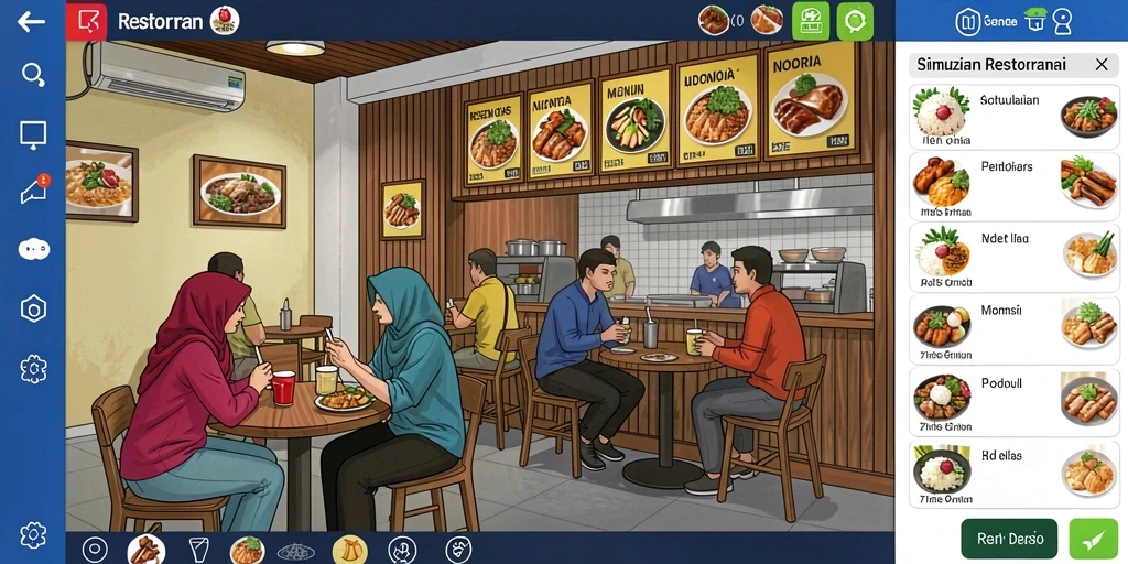 Tampilan antarmuka yang ramah pengguna.