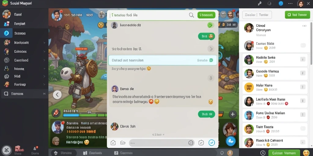 Tangkapan layar menggambarkan aksi pertarungan epik di dalam game.