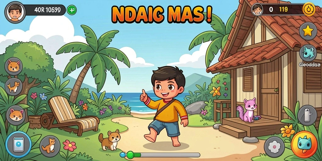 Tampilan antarmuka yang menarik dan modern.
