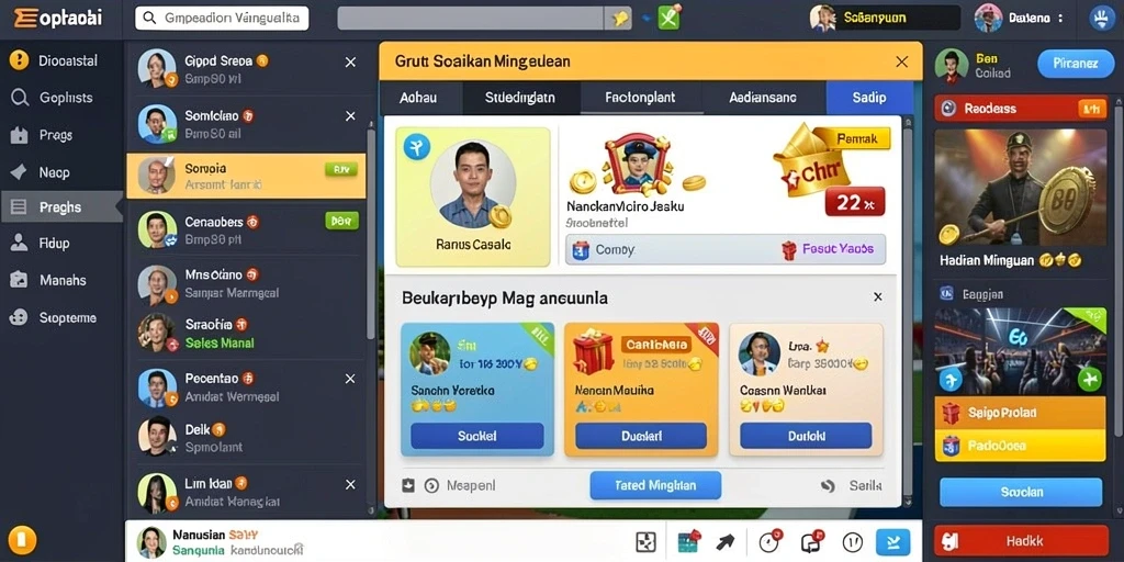Tampilan awal yang menawan dan interaktif.