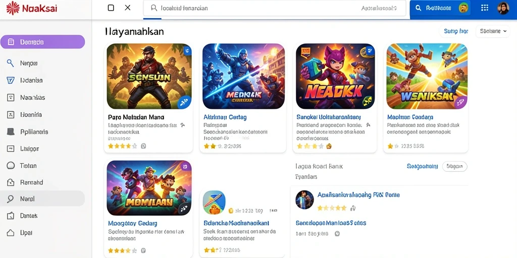 Tampilan awal yang inovatif dan menarik perhatian.