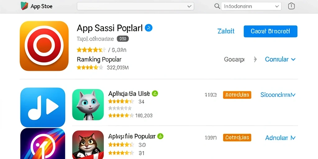 Tampilan antarmuka utama yang menarik.