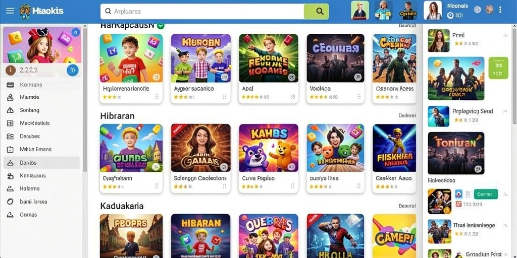 Tampilan awal game OKIDR yang menarik.