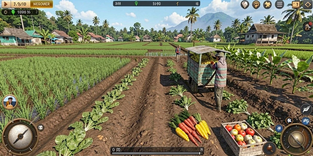 Tampilan awal game dengan grafis menawan.