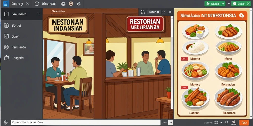 Tampilan utama SPBU77 dengan desain menarik.